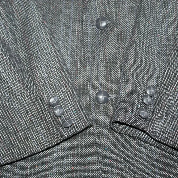 Vintage Pioneer Wear Golden Collection Gray Wool Western Blazer Jacket Men's 40L - Picture 5 of 10